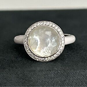 IPPOLITA Lollipop Carnevale Ring in Sterling Silver with Diamonds-Size 6.